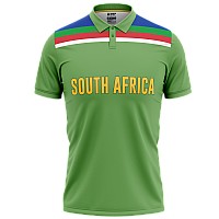 South Africa Yellow 1992 T20 World Cup Half Sleeves Cricket Fan Jersey - 100% Dryfit Polyester - With Name Personalization